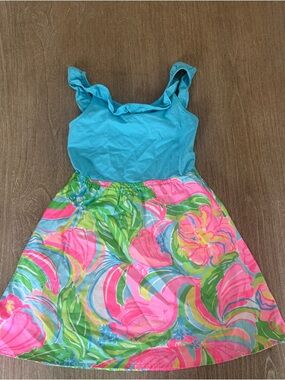 Lilly Pulitzer Girls Clair Dress Size M (6-7)